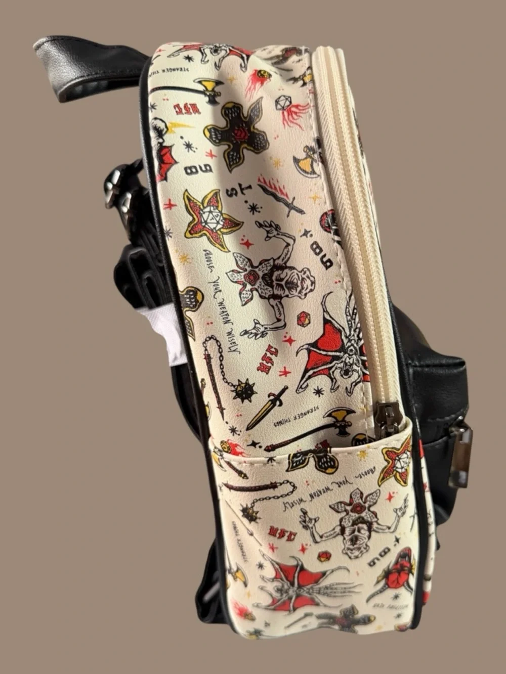 Netflix Stranger Things Hellfire Club Women's 10.5" Mini Backpack - Picture 6 of 10